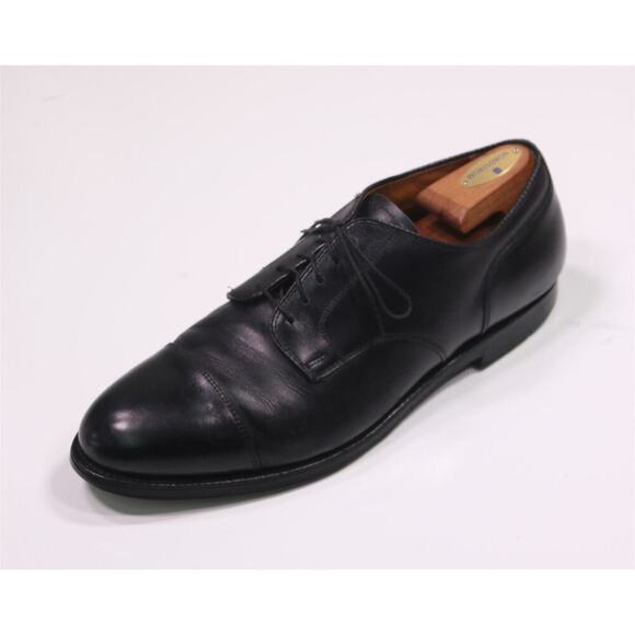 Alden Black Leather Captoe Oxford Dress Shoes US 11.5 B/D